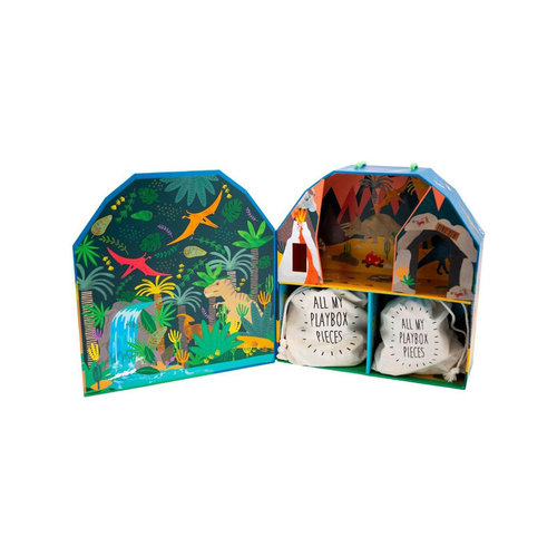 Floss & Rock Speeldoos Dino - 28,5 x 27,5 x 10 cm