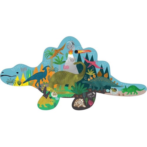 Floss & Rock Puzzel Dino - 20 stukjes - 60 x 30 cm