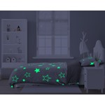 Sleeptime Dekbedovertrek Glow in the dark Stars Grijs 140 x 220