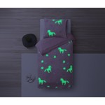 Sleeptime Dekbedovertrek Glow in the dark Unicorn Roze 140 x 220