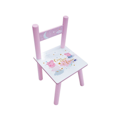 Peppa Pig Tafel met stoeltje, Dream - 41,5 x 60 x 40 + 49,5 x 31,5 x 31 cm - MDF