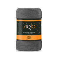 Faro Fleeceplaid, Grijs - 150 x 200 cm - Polyester