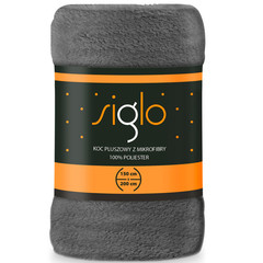 Faro Fleeceplaid, Grijs - 150 x 200 cm - Polyester