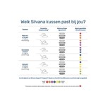 Silvana Comfort Blauw - Neksteun Hoofdkussen (Medium)