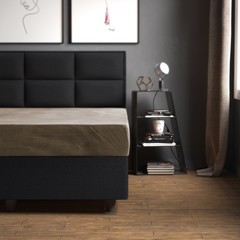 Sleeptime Velvet Hoeslaken Taupe (Zacht en soepel)