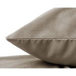 Sleeptime Velvet 2 in 1 kussenslopen Taupe - 2 pack