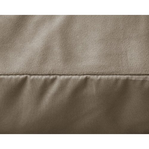 Sleeptime Velvet 2 in 1 kussenslopen Taupe - 2 pack