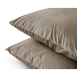 Sleeptime Velvet 2 in 1 kussenslopen Taupe - 2 pack