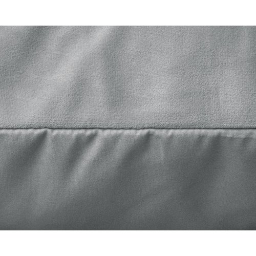 Sleeptime Velvet 2 in 1 kussenslopen Grijs - 2 pack