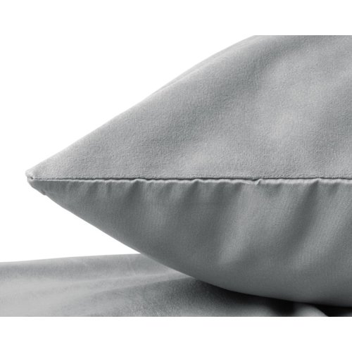 Sleeptime Velvet 2 in 1 kussenslopen Grijs - 2 pack