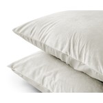 Sleeptime Velvet 2 in 1 kussenslopen Creme - 2 pack