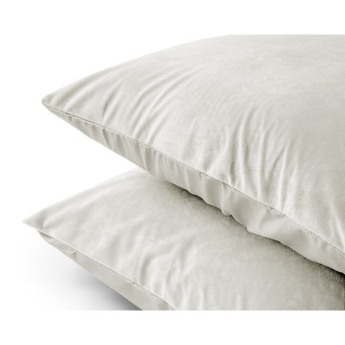 Sleeptime Velvet 2 in 1 kussenslopen Creme - 2 pack