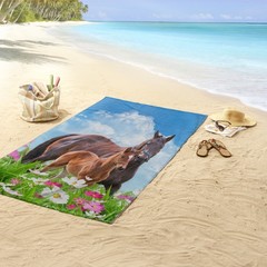 Good morning Strandlaken Dora 75x150 poly velours kids nr.30746 multi