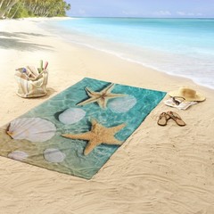 Good morning Strandlaken 100x180 poly velours nr.10046 multi