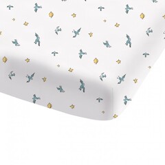 Le Petit Prince Hoeslaken Birds - Eenpersoons - 90 x 190/200 cm - Katoen