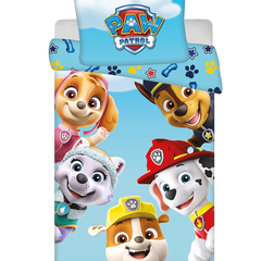 Paw Patrol BABY Dekbedovertrek, Heroes - 135 x 100 + 40 x 60 cm - Katoen