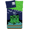 Minecraft Dekbedovertrek Sssleep Tight - (Let op - Met extra grote sloop 70x90cm) - Katoen
