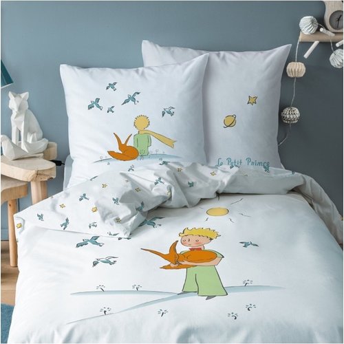 Le Petit Prince Dekbedovertrek Birds - Eenpersoons - 140 x 200 cm - Katoen