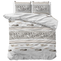 Sleeptime Dekbedovertrek Good Night Wit