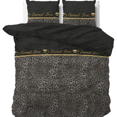 Sleeptime Dekbedovertrek Eternal Love Zwart