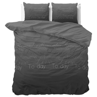 Sleeptime Dekbedovertrek Live Today Antraciet