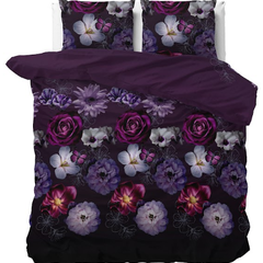 Sleeptime Dekbedovertrek Magic Flower Paars