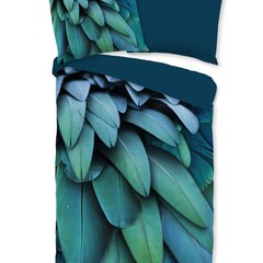 Pure Dekbedovertrek Heather nr.20090 petrol