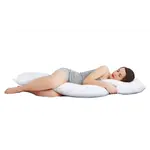 Dreamhouse Body Pillow Zwangerschapskussen White 40 x 145