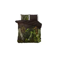 Dreamhouse Dekbedovertrek Jungle Art 2 Taupe - KatoenSatijn