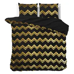 Sleeptime Dekbedovertrek Wave Zwart - 100% Polyester