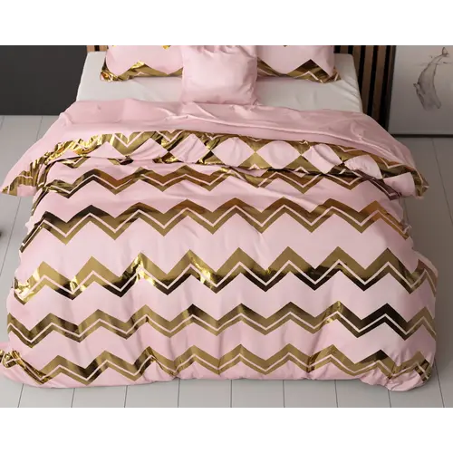 Sleeptime Dekbedovertrek Wave Roze - 100% Polyester
