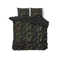 Sleeptime Dekbedovertrek Marble Zwart - 100% Polyester