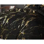Sleeptime Dekbedovertrek Marble Zwart - 100% Polyester