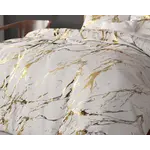 Sleeptime Dekbedovertrek Marble Wit - 100% Polyester