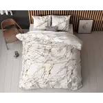 Sleeptime Dekbedovertrek Marble Wit - 100% Polyester