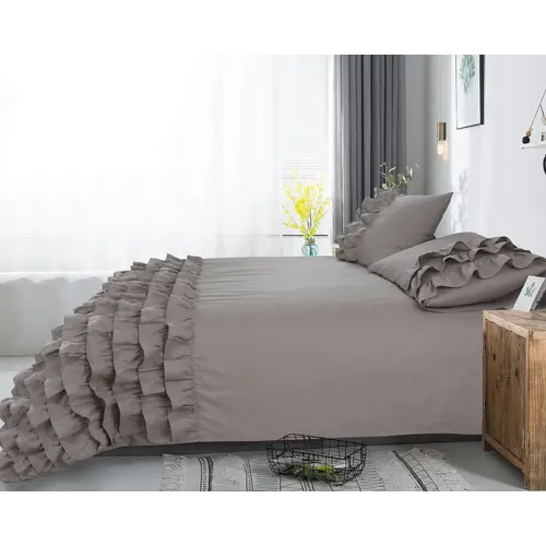 Dreamhouse Dekbedovertrek Cyprus Taupe - 100% katoen