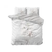 Dreamhouse Dekbedovertrek Dira Wit - Katoen Satijn