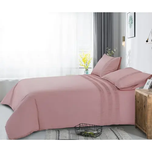 Dreamhouse Dekbedovertrek Bali Roze - 100% katoen