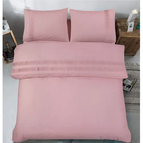 Dreamhouse Dekbedovertrek Bali Roze - 100% katoen