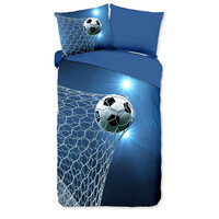 Pure Dekbedovertrek Fans - microfiber kids nr.31111 blauw