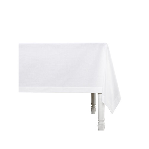 De Witte Lietaer Tafellaken, Sonora Wit - 140 x 250 cm - 100% Katoen