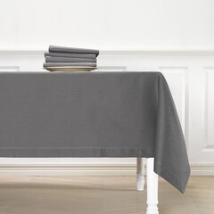 De Witte Lietaer Tafellaken, Kalahari Charcoal - 170 x 260 cm - 100% Katoen