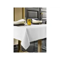 De Witte Lietaer Tafellaken, Gibson Wit - 145 x 360 cm - 100% Polyester