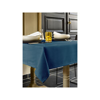 De Witte Lietaer Tafellaken, Gibson Turks Blauw - 145 x 310 cm - 100% Polyester