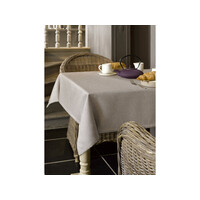 De Witte Lietaer Tafellaken, Gibson Taupe - 145 x 360 cm - 100% Polyester