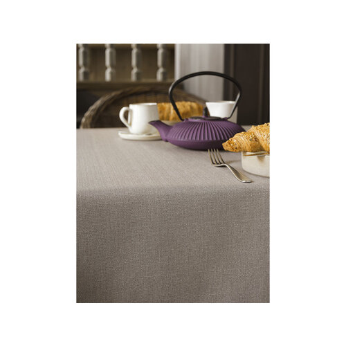 De Witte Lietaer Tafellaken, Gibson Taupe - 145 x 220 cm - 100% Polyester