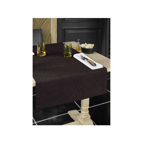 De Witte Lietaer Tafellaken, Gibson Chocolate - 145 x 310 cm - 100% Polyester