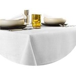 De Witte Lietaer Tafellaken Rond, Gibson Wit - Ø 170 cm - 100% Polyester