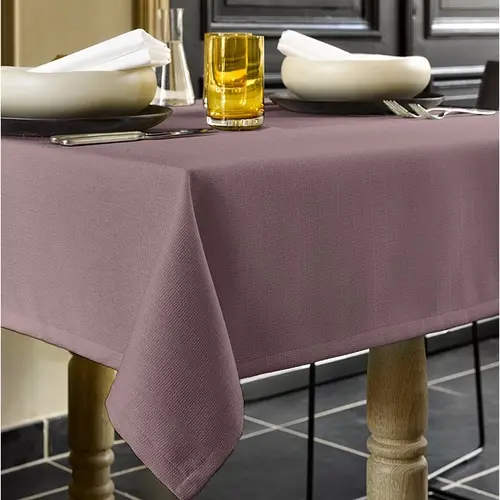 De Witte Lietaer Tafellaken Rond, Gibson Taupe - Ø 190 cm - 100% Polyester