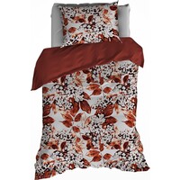 De Witte Lietaer Dekbedovertrek Katoen Flanel Mimulus - Rood